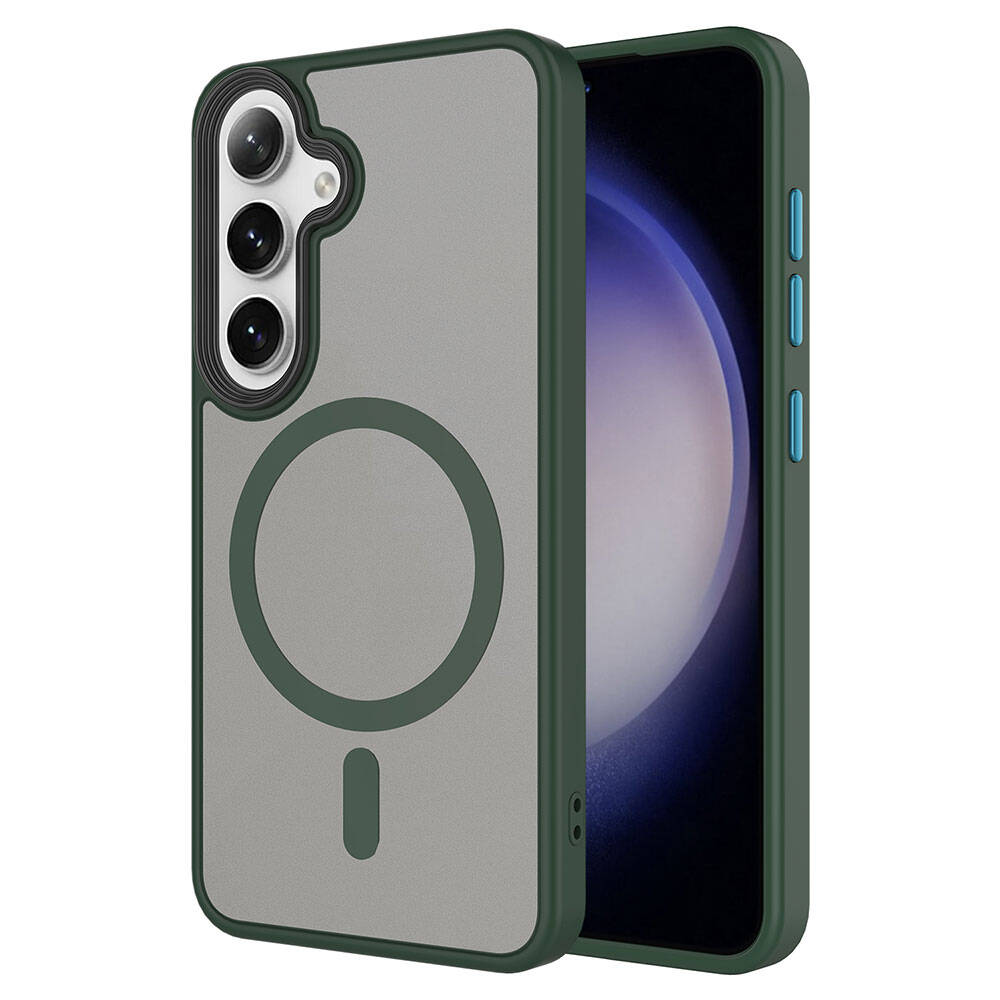 Cepax Matte Magsafe Galaxy S24 Plus Sert PC Arka Yüzey Kablosuz Şarj Özellikli Telefon Kılıfı - 2 Cepax Matte Magsafe Galaxy S24 Plus Sert PC Arka Yüzey Kablosuz Şarj Özellikli Telefon Kılıfı - 2
